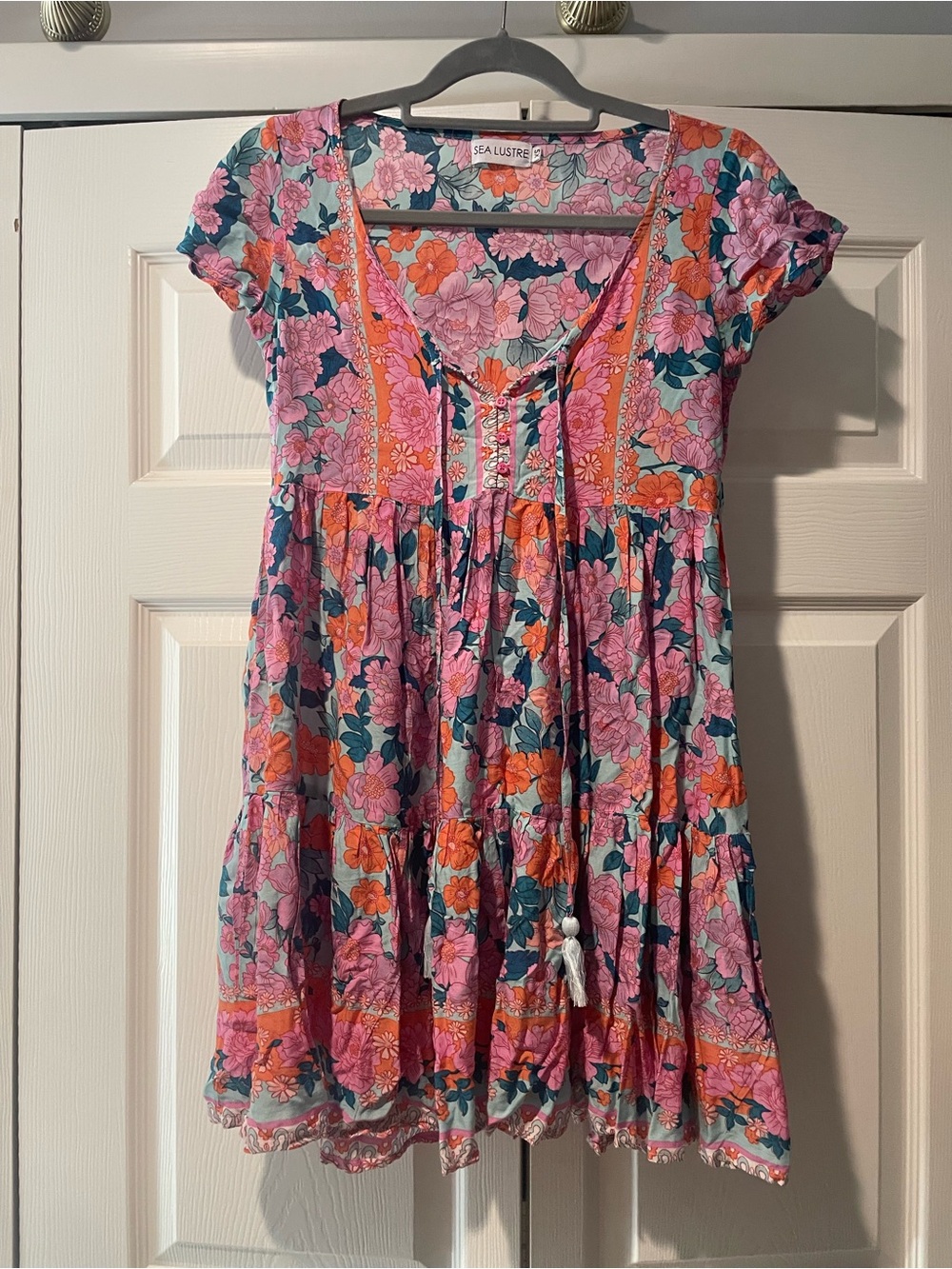 Sea Lustre Pink Floral Mini Dress